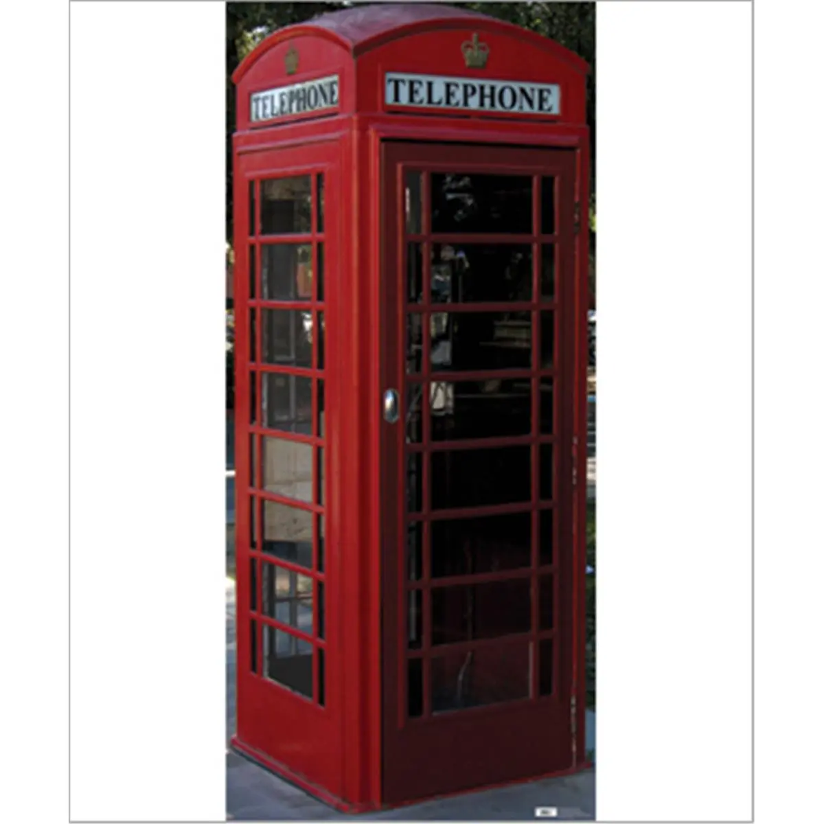 212 MAIN Life-Size English Phone Booth Cardboard Stand-Up Cutout with Advanced Graphics, Home Decor Wall Accent for Home Supplies Decoration
