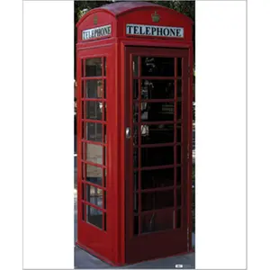 Advanced Graphics 698 English Phone Booth Life-Size Cardboard Stand-Up