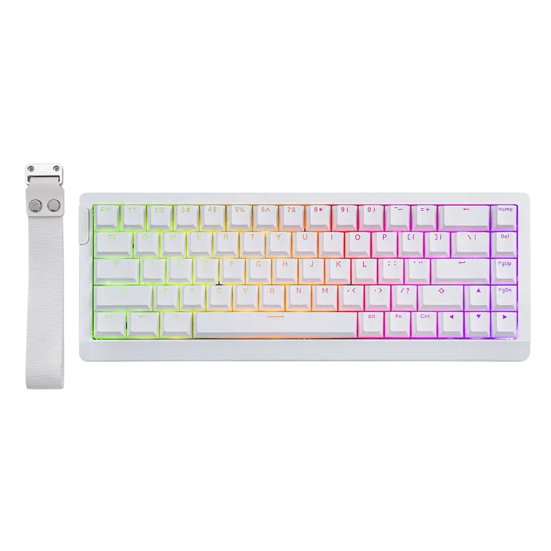 EPOMAKER HE68 Lite 65% ANSI US Layout Tray-Mounted Wired Hall Effect Magnetic Mechanical Keyboard DKS SOCD thocky creamykeyboards Tri-Mode USB-C/BT 5.0/2.4GHz Customizable RGB for PC/Mac/Linux creamy keyboard keyboards for gaming dealsforyoudays