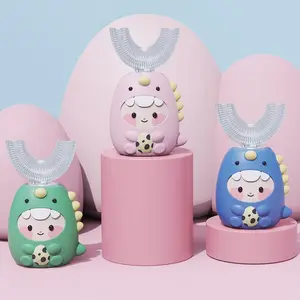 U-shaped Child Electric Toothbrush   | 2 -14 YearsSoft Bristles, BPA Free l 2 - 4 Pack