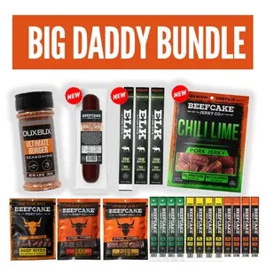 Big Daddy Bundle - Beef Jerky, Pork Jerky, Meat Sticks, Summer Sausage