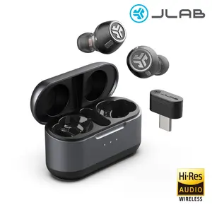 JLab Epic Lab Edition ANC Earbuds: Dual Drivers, 56+ Hr Playtime, Wireless Charging, IP55, 3 Noise Control Modes, Wear Detect, Spatial Audio Compatible