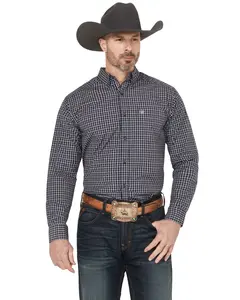 Ariat Men's Canaan Pro Series Plaid Print Long Sleeve Button-Down Stretch - 10058970