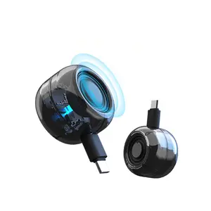 2026 Viral Mini Type-C Speaker Plug & Play Travel-Friendly Crystal Clear Sound Bass Boost Ultra-Compact External Audio for Smartphone Tablet TikTok YouTube Shorts