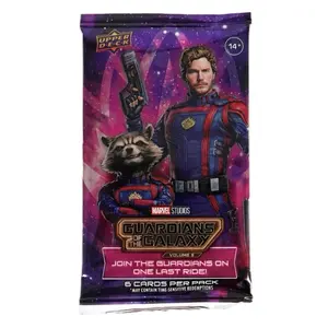 ( SINGLE PACK ) 2024 Upper Deck Marvel Studios Guardians of the Galaxy Volume 3 Hobby Pack