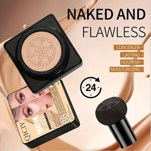 QlClY Radiant Cushion Light and Translucent Cream creates a naturally creamy complexion. Highly moisturizing essence brightens the skin, and the lightweight concealer doesn't cause powder to clump. Foundation and concealer in one, portable for touch-ups