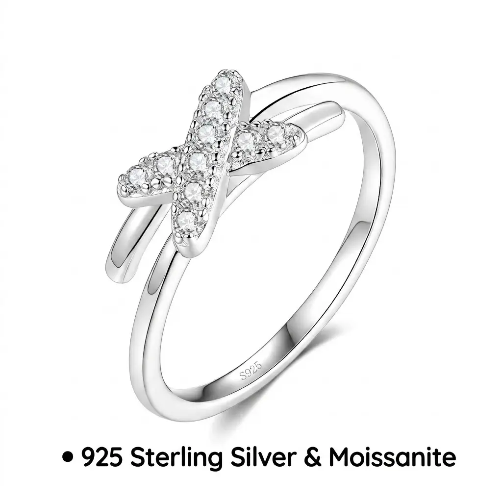 925 Sterling Silver Minimalist Knot Ring -fashion engagement ring,zircon ring,fantasy cut gems,spinel engagement ring,moissanite love,will work jewelry,filigree engagement ring,bling rings,market square jewelers,