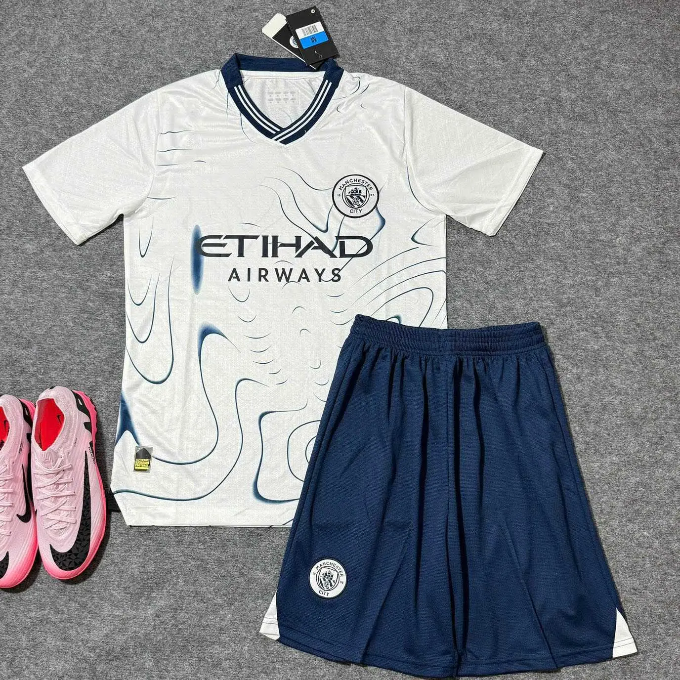 (Have Logo) 2024/2025 Men's Athletic White Football Kit