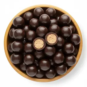NY Spice Shop Dark Chocolate Espresso Chocolate Malt Balls Party Decorations - Malted Milk Ball Candy Birthday Gifts - Dark Chocolate Malt Ball Holiday Snacks