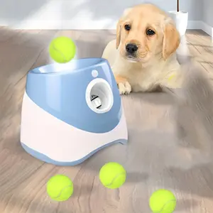 Automatic Dog Ball Launcher Training Toy For Dogs With 3 Distance Settings, USB-Powered Tennis Ball Thrower For Indoor And Outdoor Interactive Play