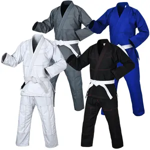 Brazilian Jiu Jitsu Gi For Men, No Logo, BJJ Gi Women Grappling gi ULTRA LIGHT, PRESHRUNK Customize Kimonos Cotton Plain Slim-fitting