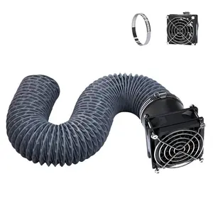 Fan Fume Extraction Kit for 3D Printer Enclosure, Exhaust Pipe with Low Noise Exhaust Fan, Efficient Ventilation, Exhaust Odors Smoke and Dust