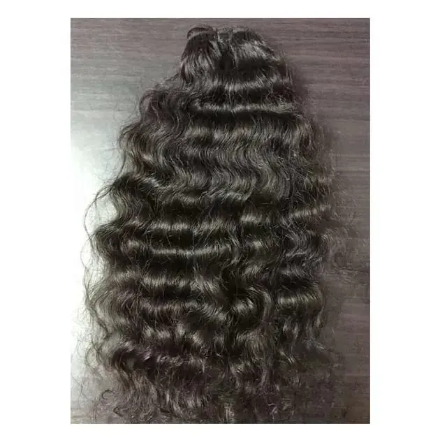 Indian RAW 3 Natural Water Wave Curly Cuticle-Aligned Hair Premium Quality Bundles