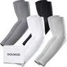 GOUNOD Unisex Arm Warmers - 15in Full Length Sports Arm Sleeves, 92% Nylon 8% Spandex, UPF 50+ Anti-UV Support, Compression, Cooling Football Accessory, FallFreshness Breast Cancer Awareness, Easy to Care, Fits Most Sizes
