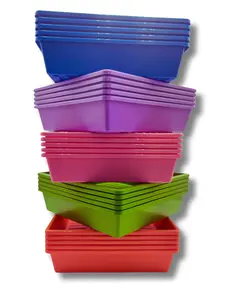 10 x 10 Colorful Growing Trays (5 Pack) 10 x 10 Colorful Growing Trays (5 Pack)