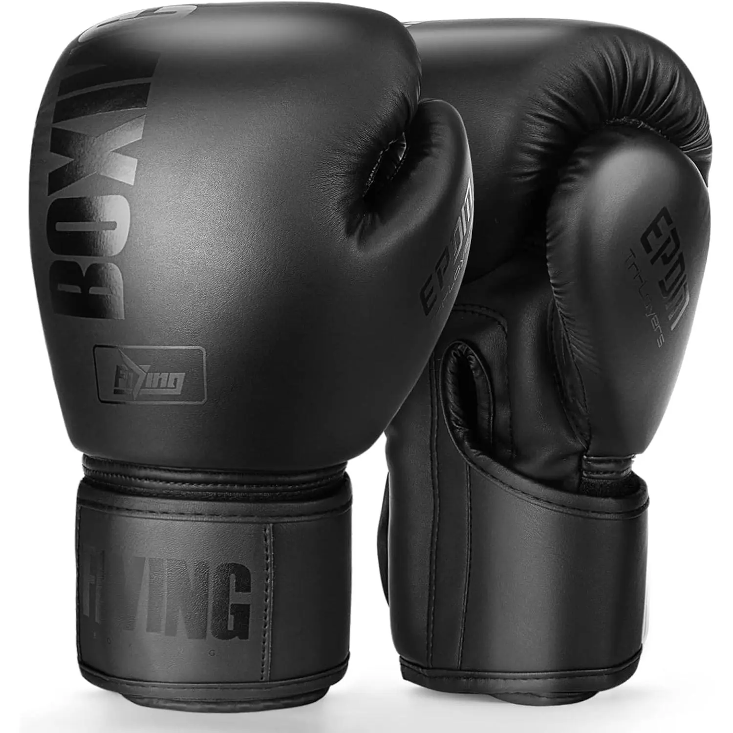 Velcro Boxing Gloves - Men's Training Boxing Equipment, Martial Arts Gear, Punch Workout Gear for Sparring, Heavy Bag Training