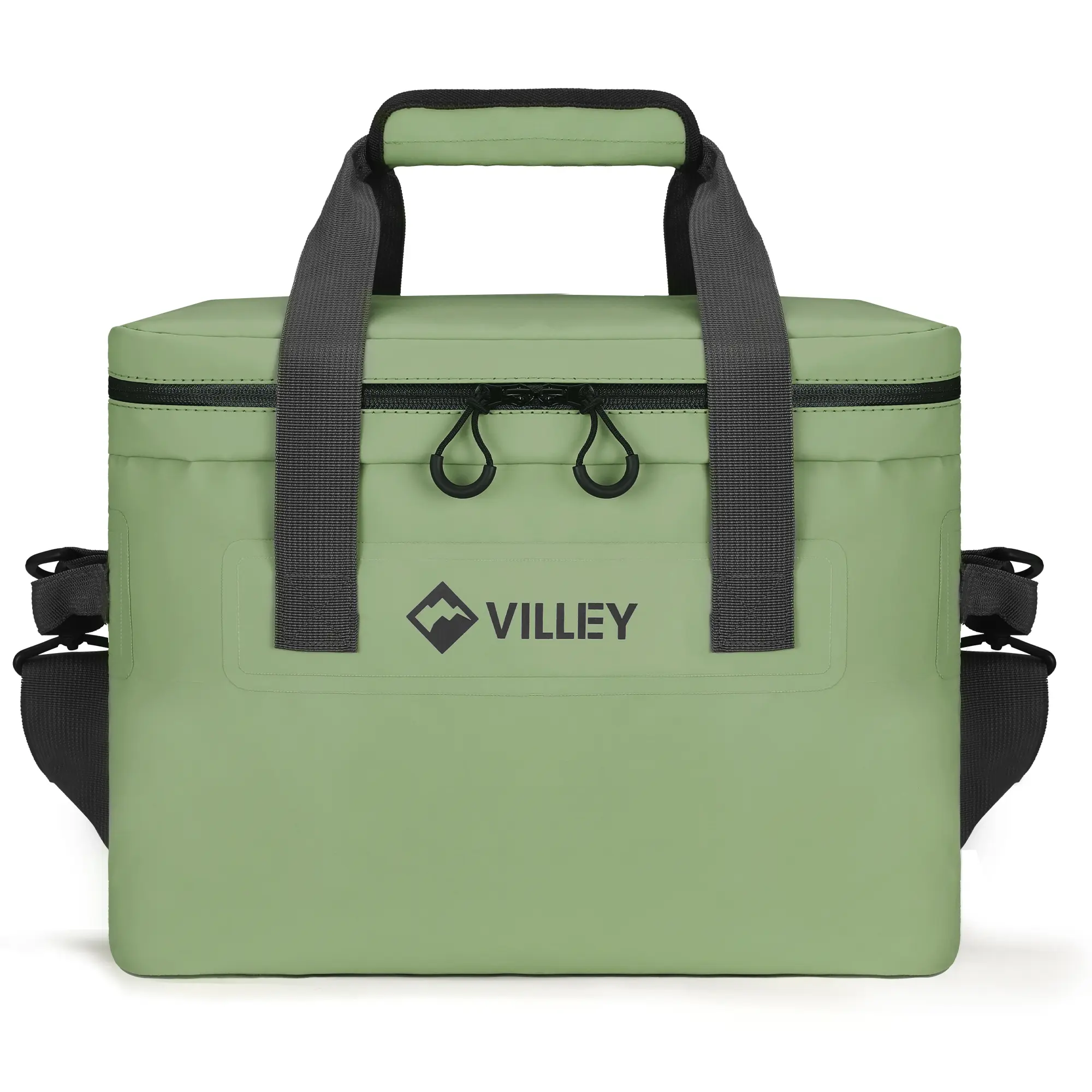 #summersale VILLEY Cooler Bag, 30 Cans Insulated Soft Cooler Bag, Large Beach Cooler with Removable Shoulder Strap, Keep Cold/Keep Fresh/Keep Warm, Portable Soft Sided Cooler for Camping Trip Picnic, 20L