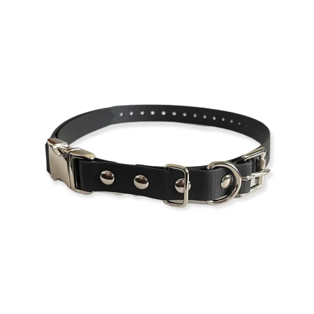 E-Collar Technologies - 3/4" Width - Quick Snap Biothane Collar