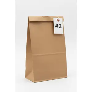 DEMAYA Eco-Friendly Heavy-Duty Kraft Brown Paper Bags (500 CT) - Bakery, Grocery, Lunch Bags for Office Stationery Wrapping, Food Service Use