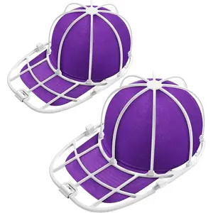 2 Pack Hat Washer for Washing Machine, Cap Washing Protector Holder Fit for Adult and 's Ball Caps