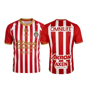 New Chivas 2026 27 Home Red short sleeves football jerseys shirt without number