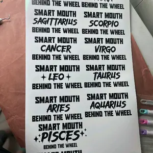 SMART MOUTH ZODIAC BEHIND THE WHEEL