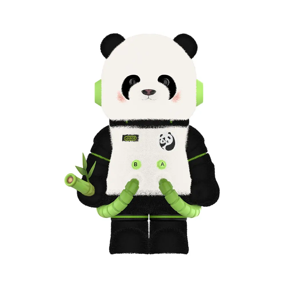 MEGA SPACE MOLLY 400% PANDA - TikTok Shop
