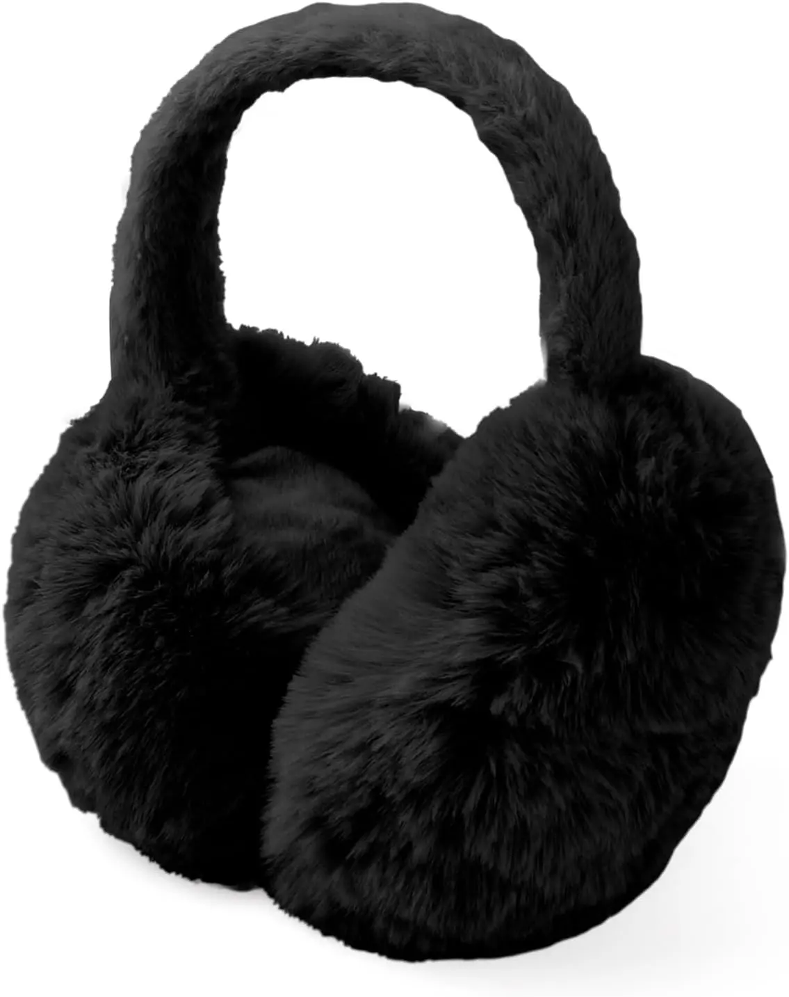 Foldable Fluffy Warm Ear Muffs - Fluffy Warmers Headband for Men and Women