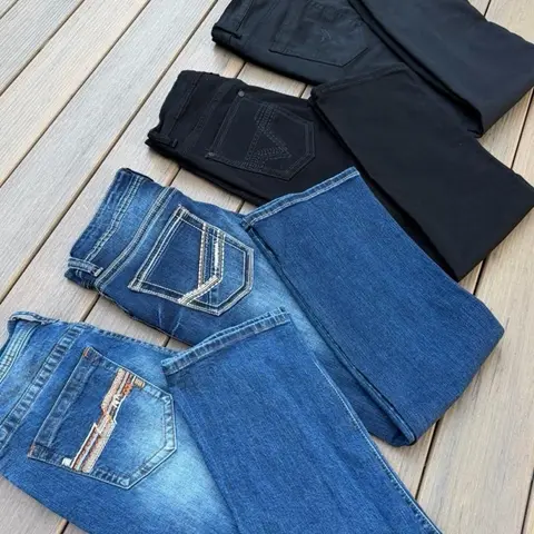 HIS COLLECTION STRAIGHT BOOT JEANS