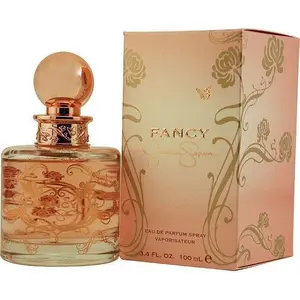 Jessica Simpson Fancy EDP Fragrance for Women, 3.3/3.4 oz Oriental Enchanting Scent, Fresh Aroma, Pear & Apricot Notes, Vanilla Base, New Single Item in Retail Box