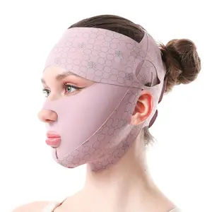 New Upgrade Facial Lifting Band, V-Shaped Face Shaping Mask, Full Face Tightening Support, Adjustable Slimming Lifting Strap, Lazy Person's Beauty Tool