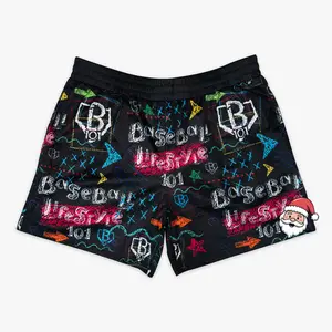 Trendy Matching Ice Cr3am Drip Mesh Shorts - Breathable & Comf0rtable Activewear for Youth & Adults