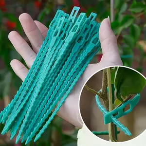 100 piece reusable gardening zip ties | Adjustable nylon zip ties for plant support, vine and shrub organization - essential gardening tool for female gardeners