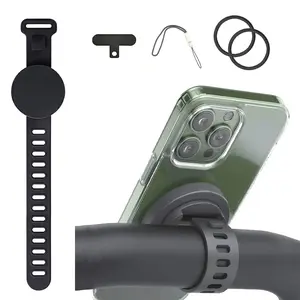 1pc Fits Magnetic phones! Universal phone mount for strollers, cars, biking—secure grip for workouts & sports