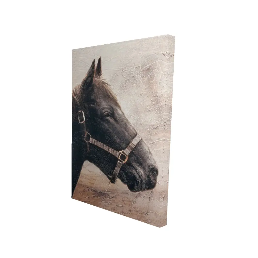 24x36 in. Hyperrealism Galloping Brown Horse Artwork - 360 Stand, High Def Print, Vibrant Artistic Nature Art, Farm Animal Wall Arts, Ideal Home Decor Gift for Home Supplies Enthusiasts