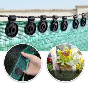Heavy Duty Round Plastic Shade Cloth Clips (20/40Pcs) - Anti-Slip Lock Windproof Grip Fasteners for Outdoor Garden Sun Shade Sail, Patio Fabric Fixing, Pool Accessories Portable Pool Swimming Pool