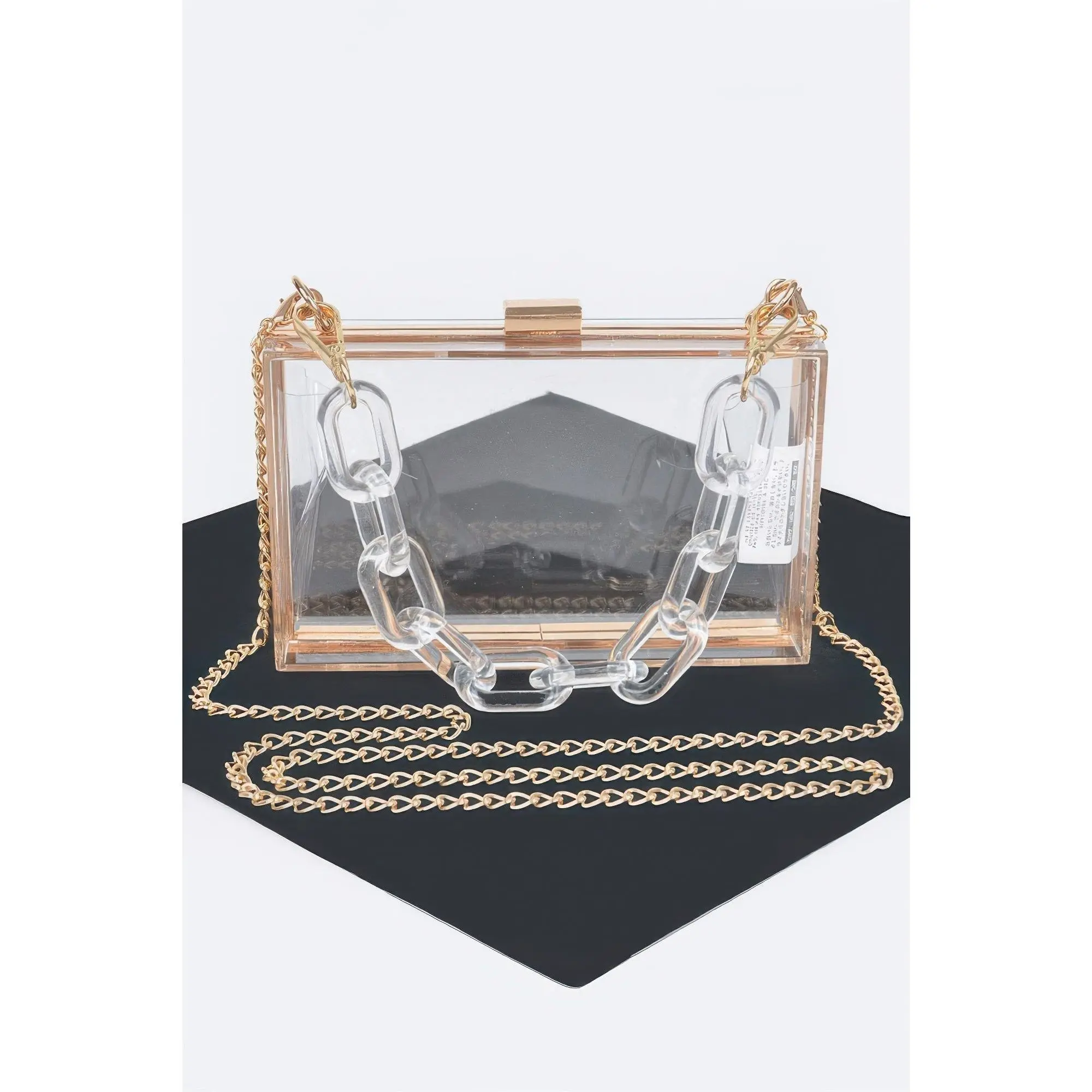 Plastic Link Handle Clear Clutch