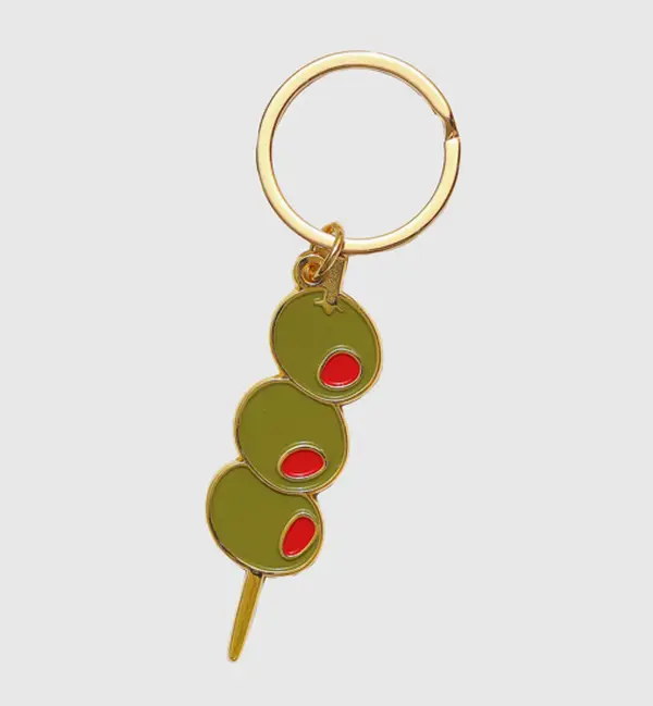 Olives Enamel Keychain Olives Enamel Keychain