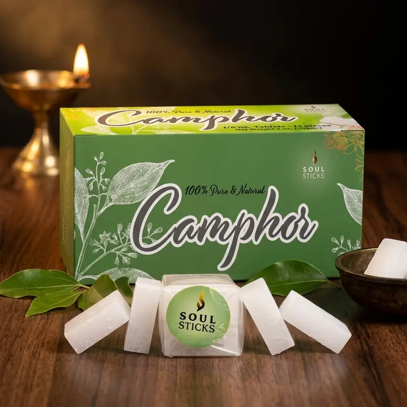 Natural Camphor Tablet Blocks