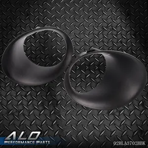 Fit For 02-08 Dodge Ram 1500 2500 3500 Bumper Fog Light Lamp Bezel Cover Black
