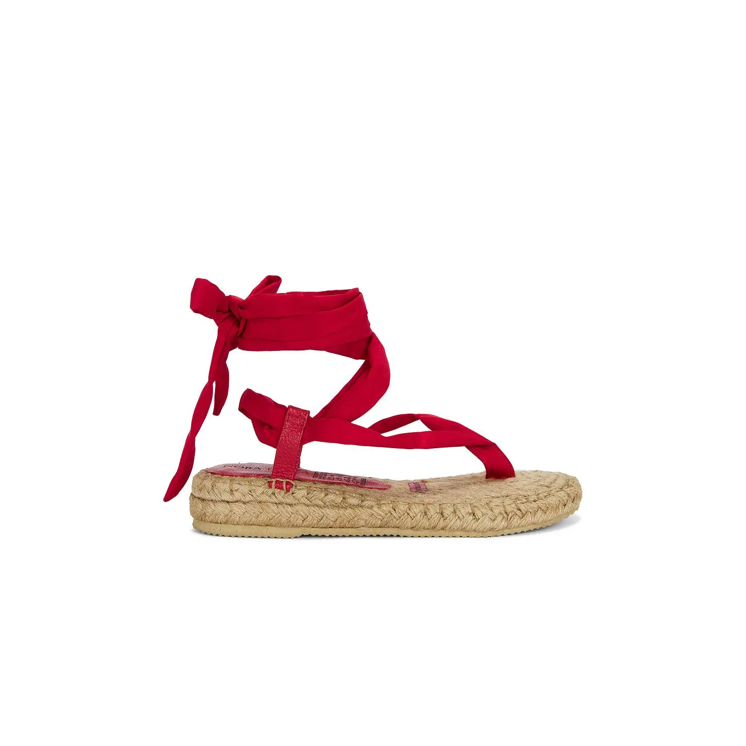 Nora Lozza Summer Espadrille in Red