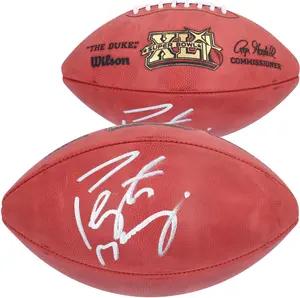 Peyton Manning Indianapolis Colts Autographed Wilson Super Bowl XLI Pro Football - Fanatics Authentic Certified