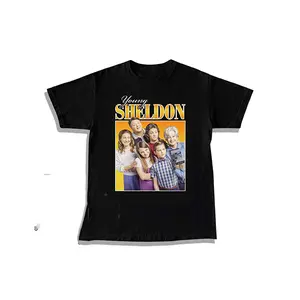 Young Sheldon Vintage 90s Graphic Tee Cooper Family Retro Style Unisex Casual Fan Merch Shirt