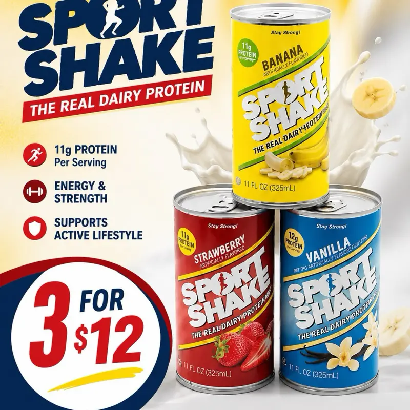3 pack of Sport Shake