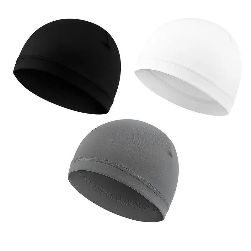 Unisex Mesh Skull Cap Helmet Liner, Stretchy Sweat-Wicking Cycling Cap, Breathable & Cooling for Summer Sports and Running, Fitted Caps, Breathable Ventilation Cap, Festive Party Gift