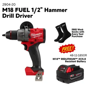 Milwaukee M18 FUEL 1/2" Hammer Drill Driver