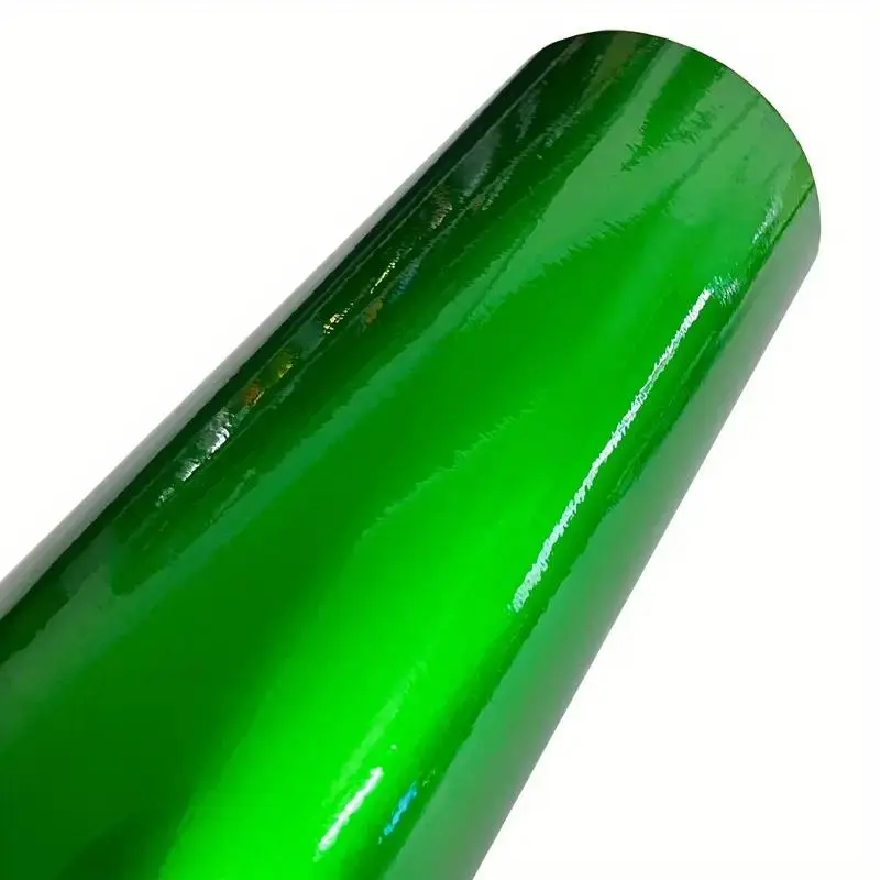 Green Vinyl Car Wrapping Film, High Gloss Waterproof Car Body Color Changing Film, Car Paint Protects Waterproof Scratch Resistant Film