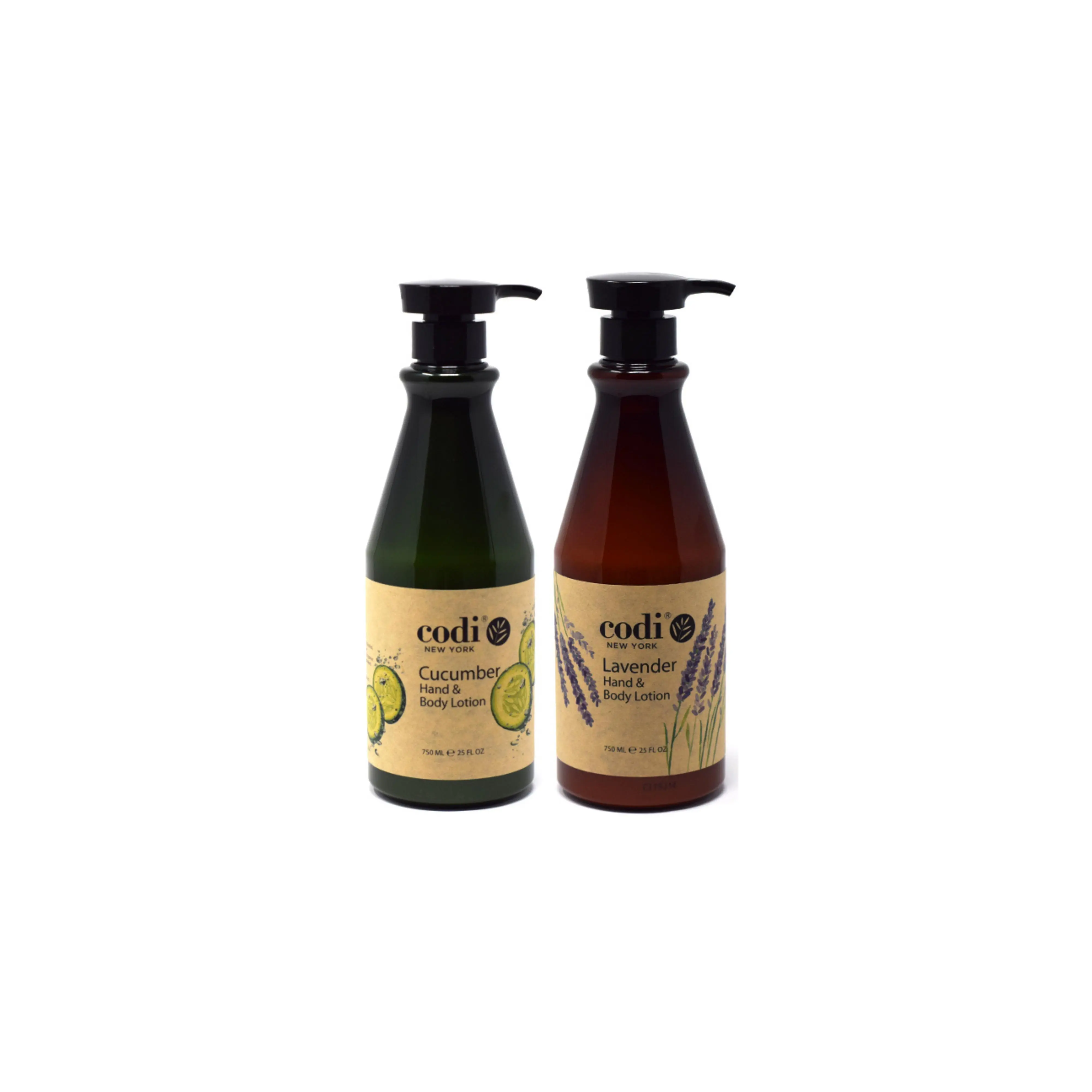 Codi Cucumber & Lavender Hydrating Daily Hand & Body Lotion (750ml) - Gentle Bath & Body Care Moisturizer with Smooth, Non-Greasy, Nourishing, Moisture-Locking Formula