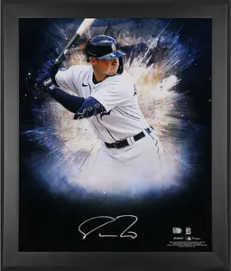 Spencer Torkelson Detroit Tigers Framed Autographed 20" x 24" In Focus Photograph - Fanatics Authentic Certified