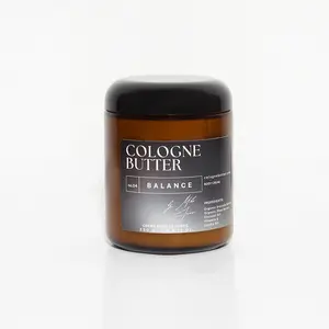 BALANCE | Decadent Gourmand Body Butter with Coffee, Dark Chocolate & Sandalwood – 8.4 fl oz Amber Jar